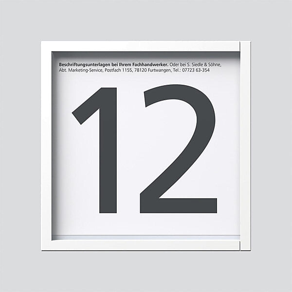 Siedle Info-Modul weiss IM 612-0 W